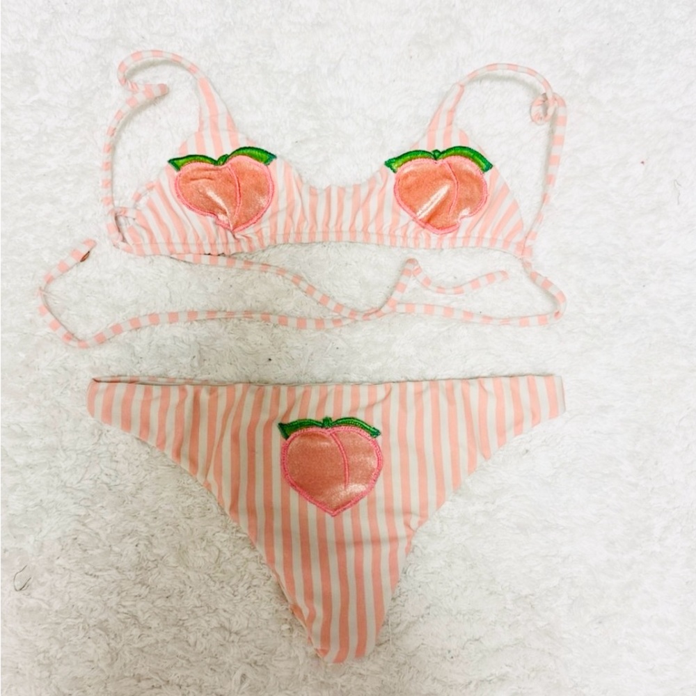 Rare Lolli Swim Peach Bikini